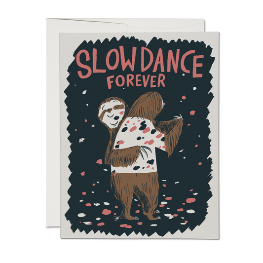 Slow Dance Sloths card