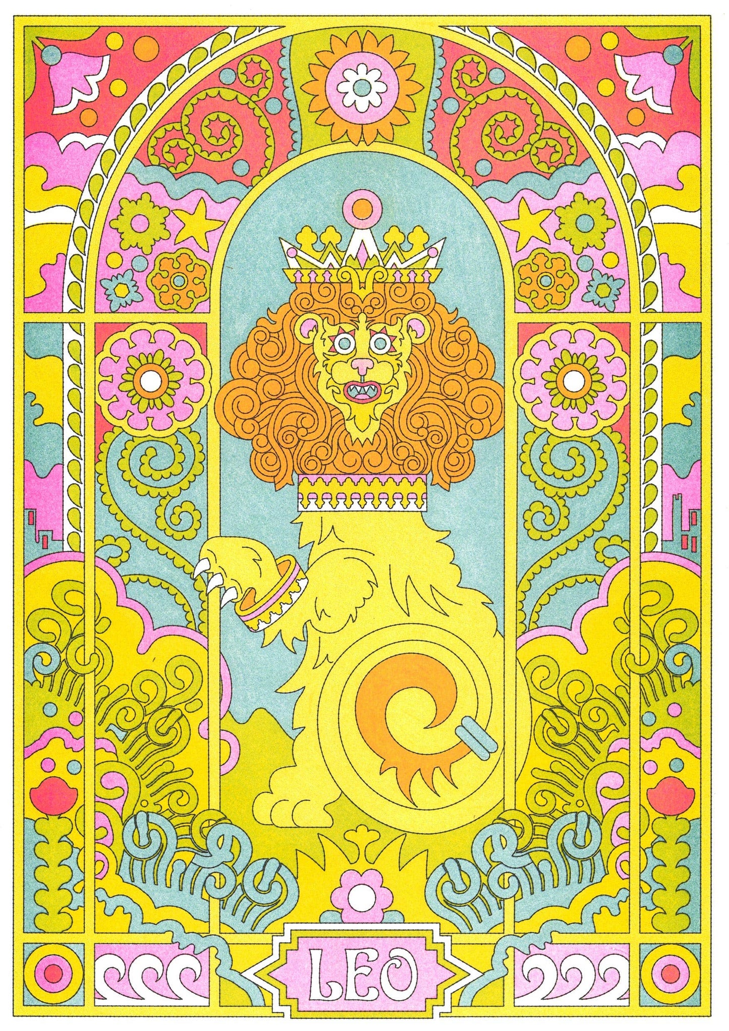 Leo Astrology print
