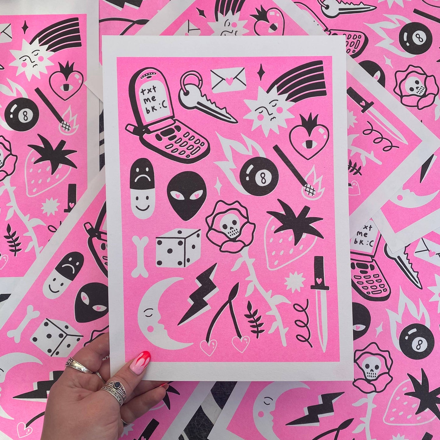 Text Me Back print