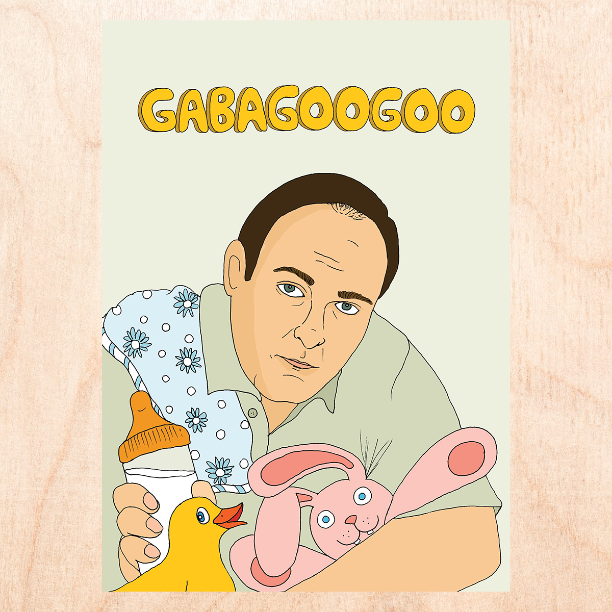 Gabagoogoo Baby card
