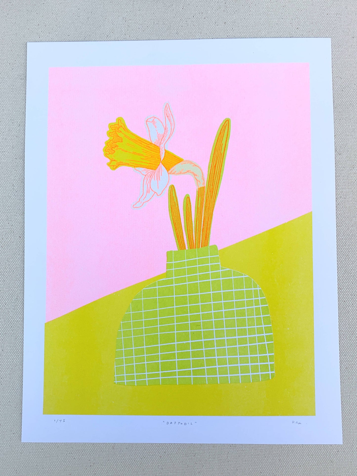 Daffodil 8.5x11"