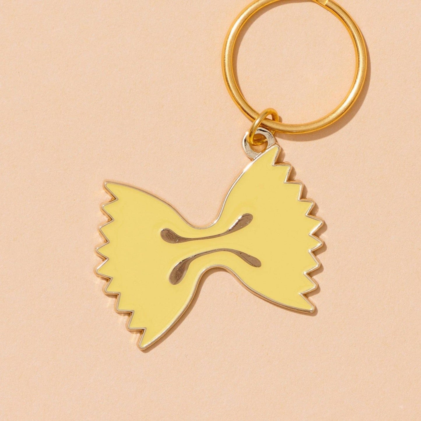 Bowtie Pasta Keychain