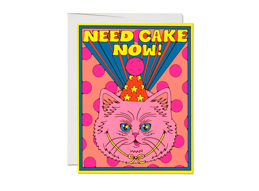 Need Cake Now! card