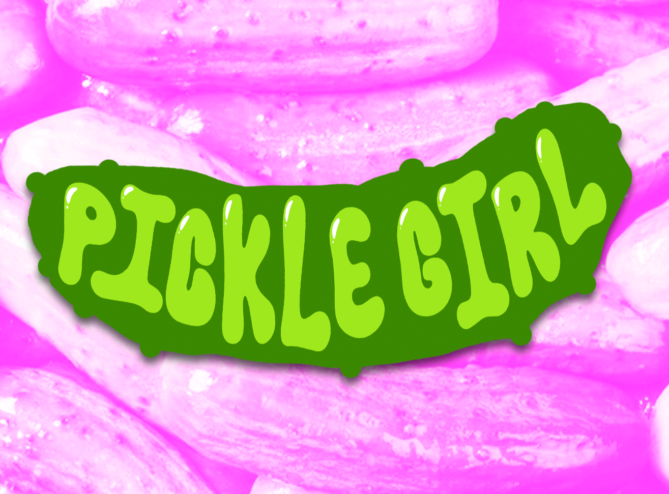 Pickle Girl Bumper Sticker