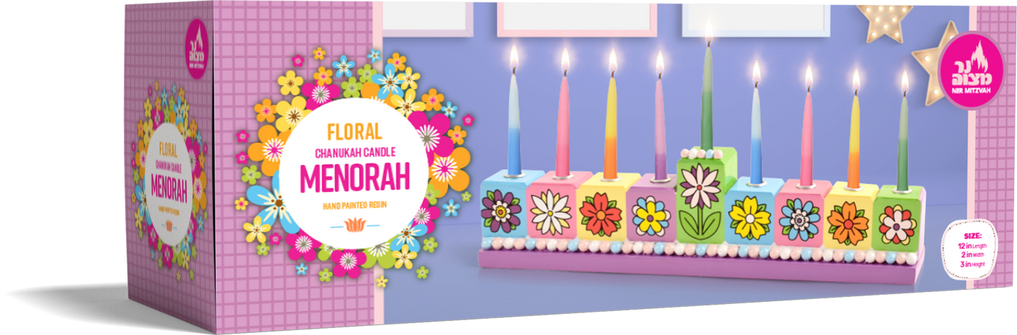 Floral Menorah