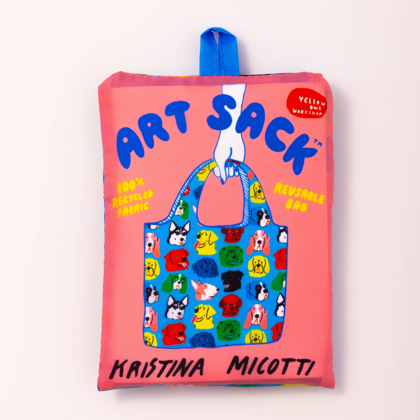 Dogs Art Sack Reusable Tote Bag