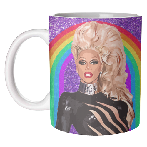 Glitter RuPaul Mug