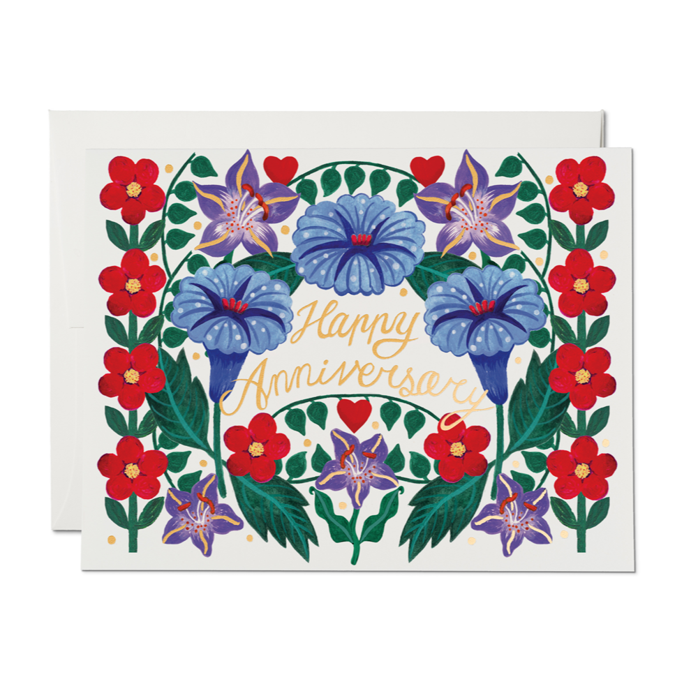 Petunia Anniversary card