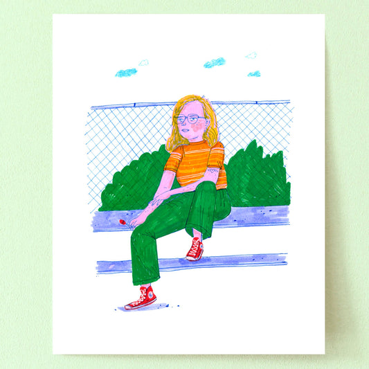 Red Blow Pop print