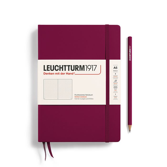 Leuchtturm Medium Hardcover Notebook: Dotted Pages