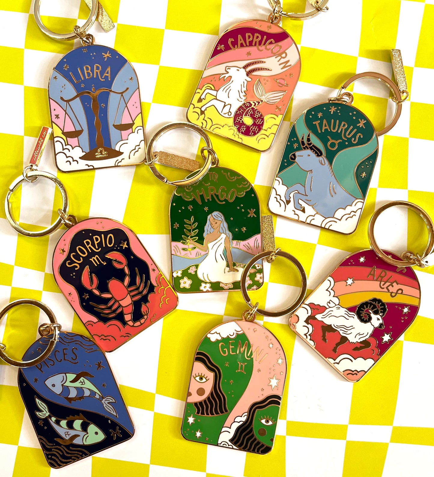 Zodiac Keychain