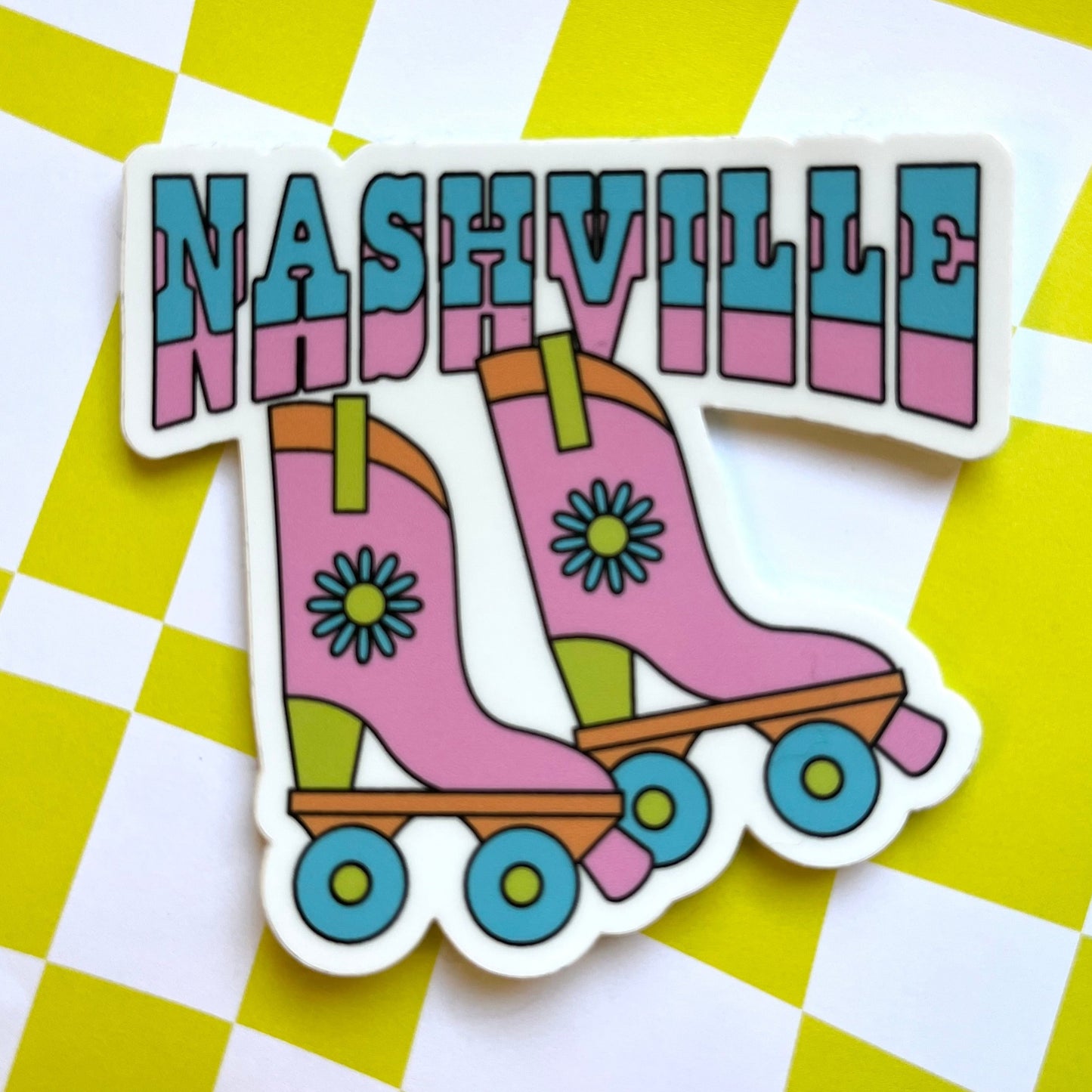 Nashville Roller Skate Sticker