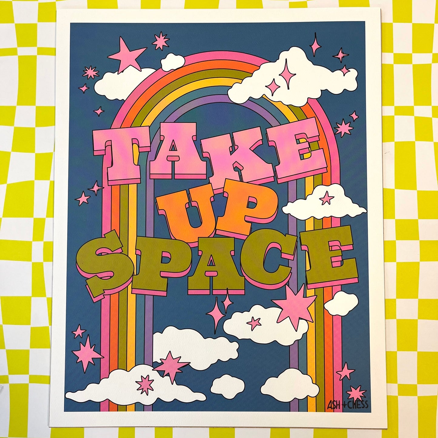 Take Up Space print