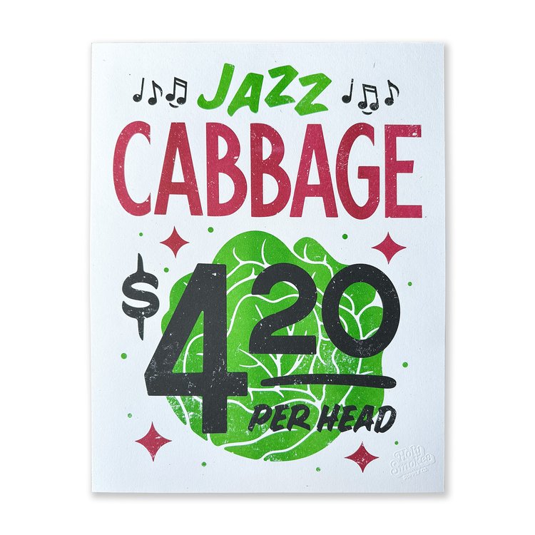 Jazz Cabbage 11x14"