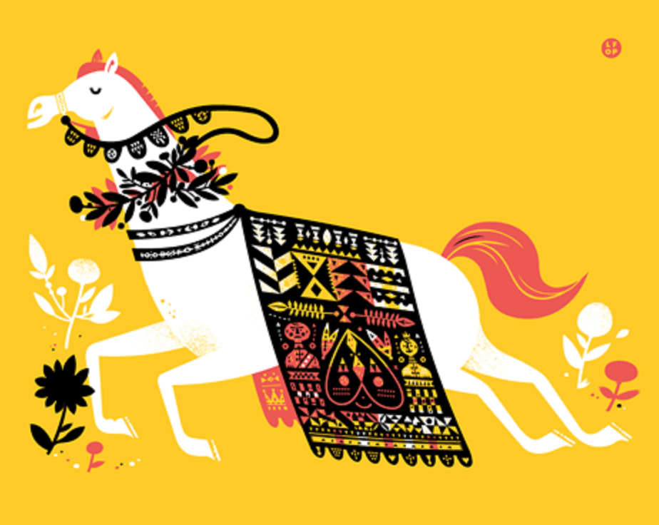 Year of the Horse print