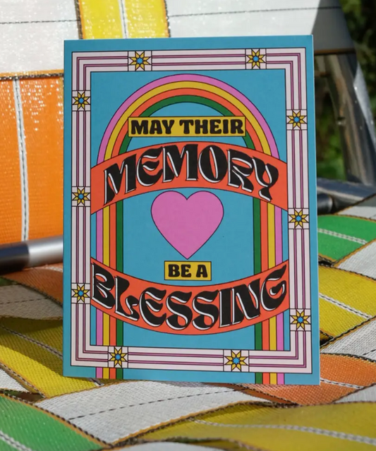May Their Memory Be A Blessing card