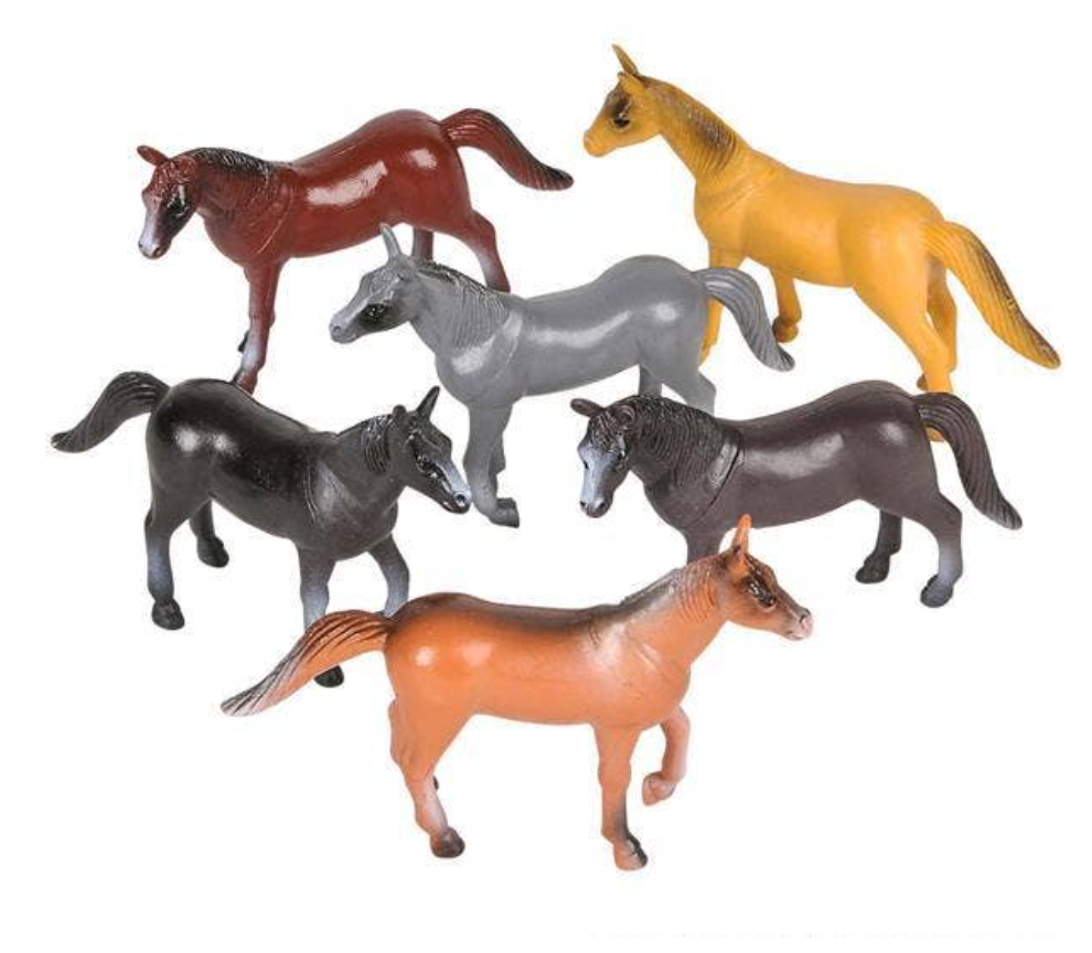 4" Plastic Horse