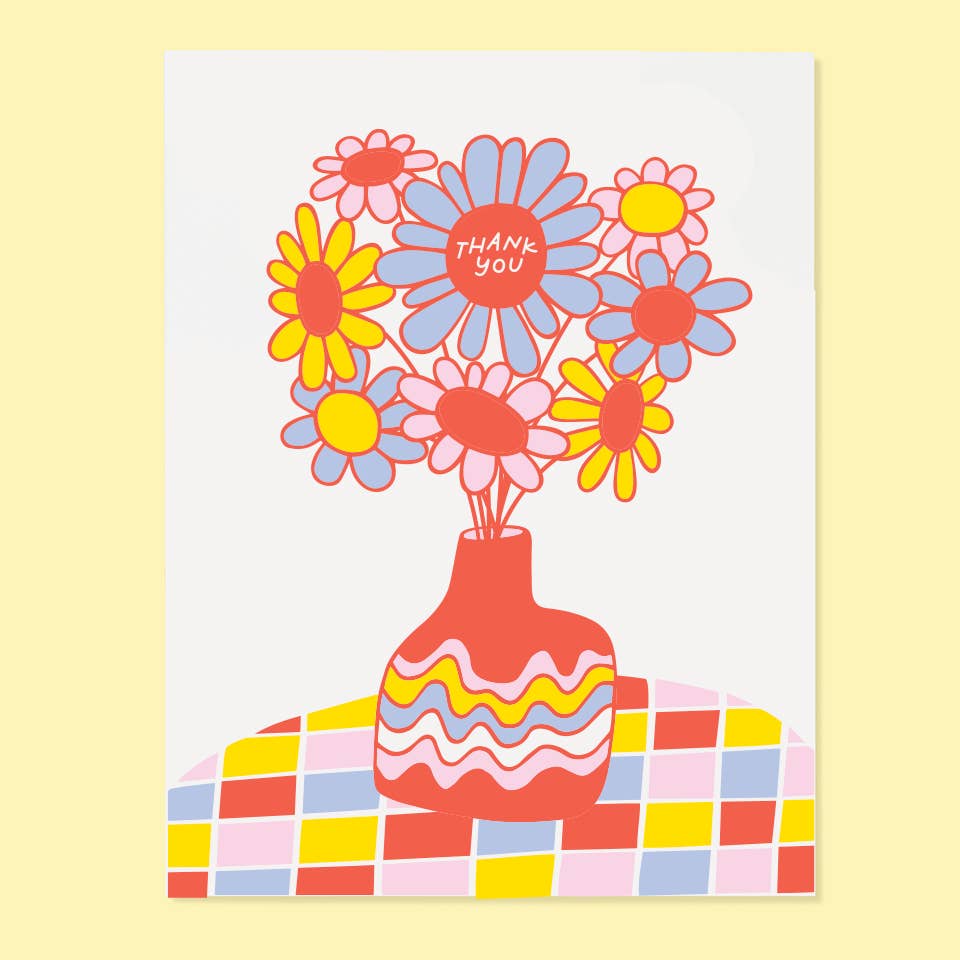 Thank You Vase card
