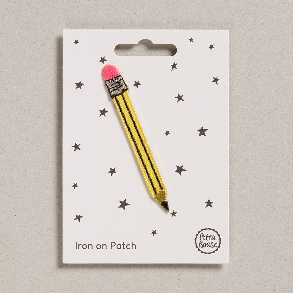Pencil Iron on Patch