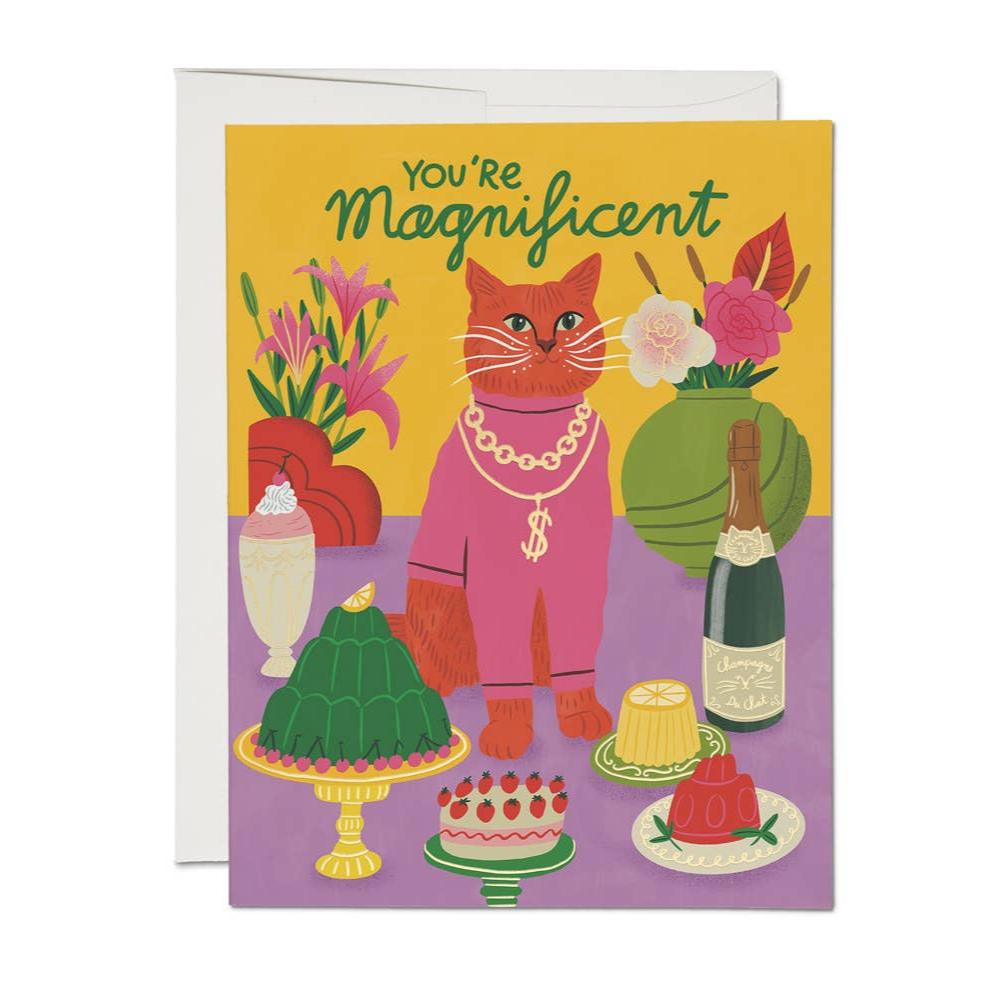 Magnificent Cat card