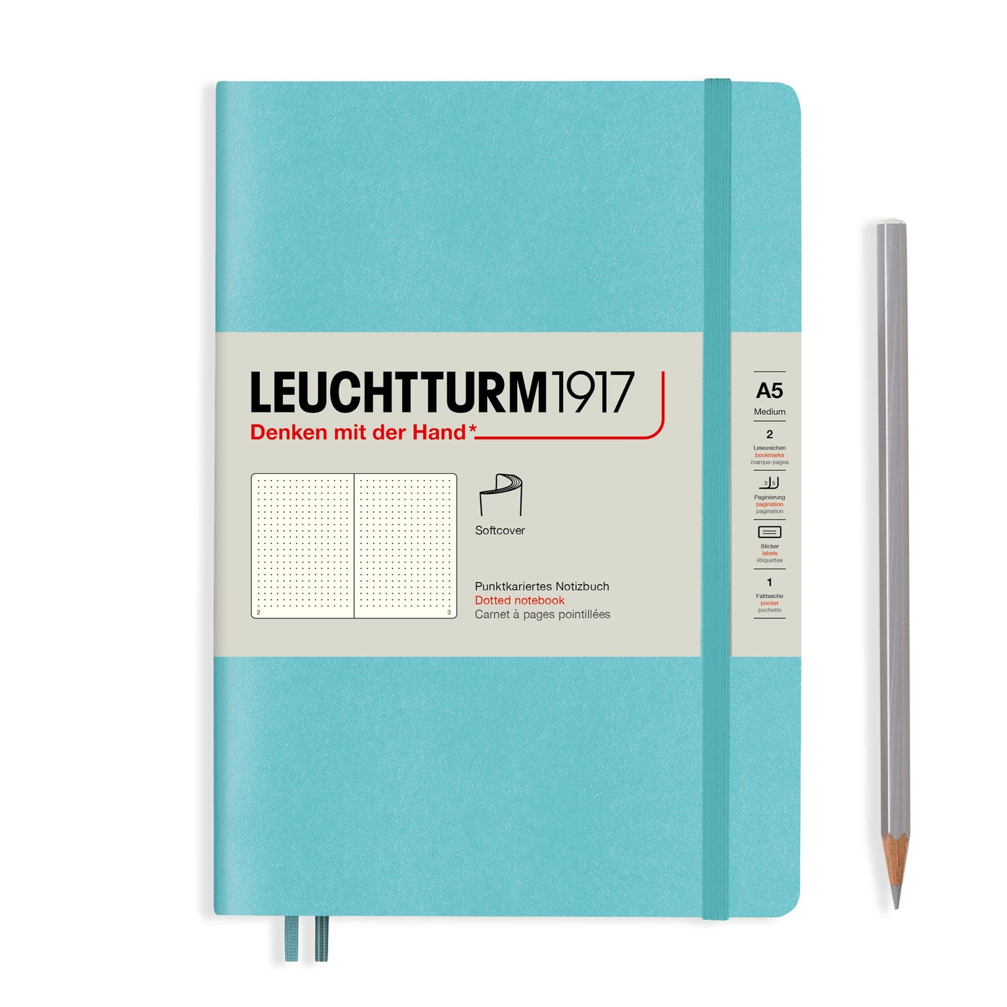 Leuchtturm Medium Softcover Notebook: Dotted Pages