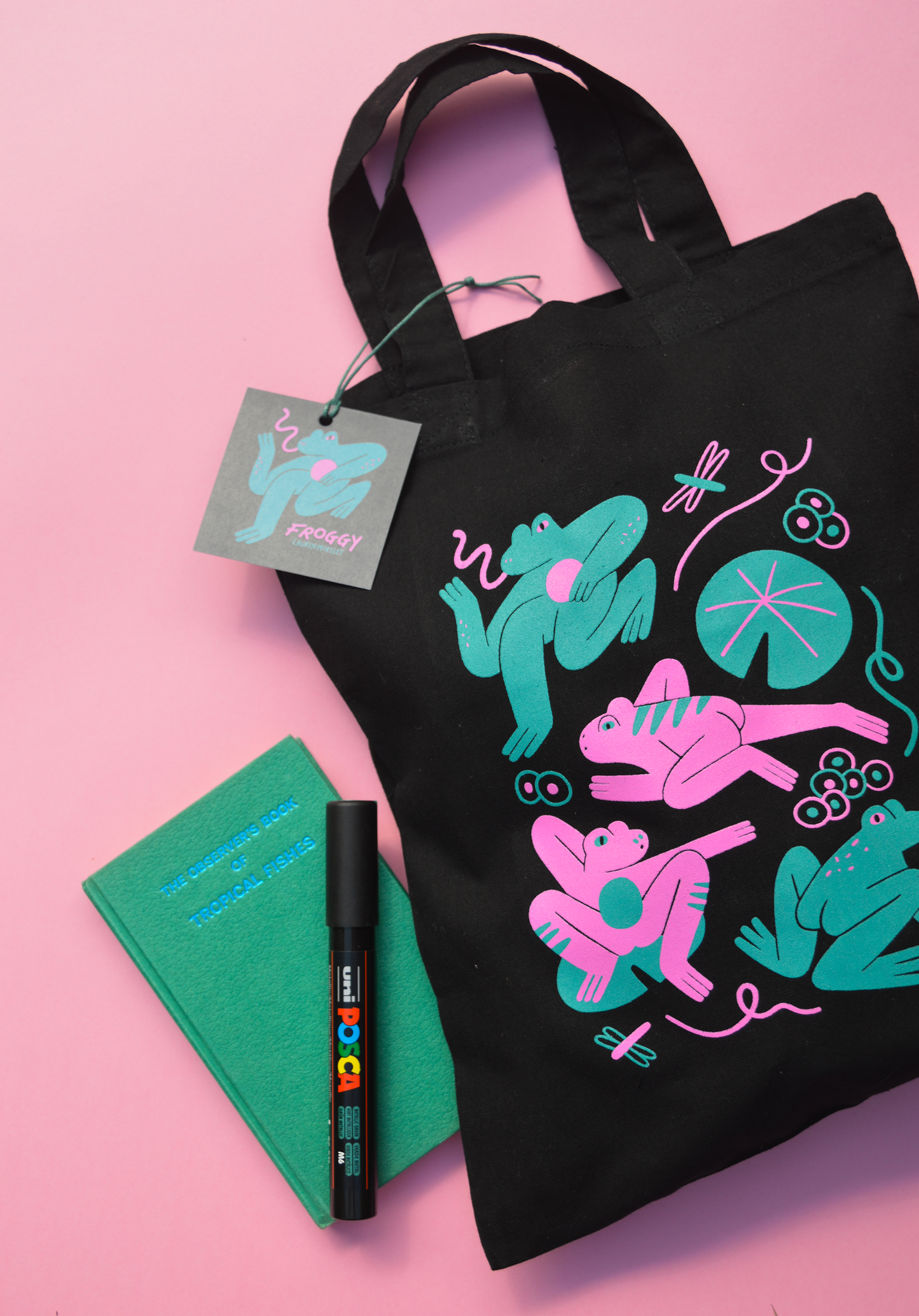 Mini Froggy Tote Bag