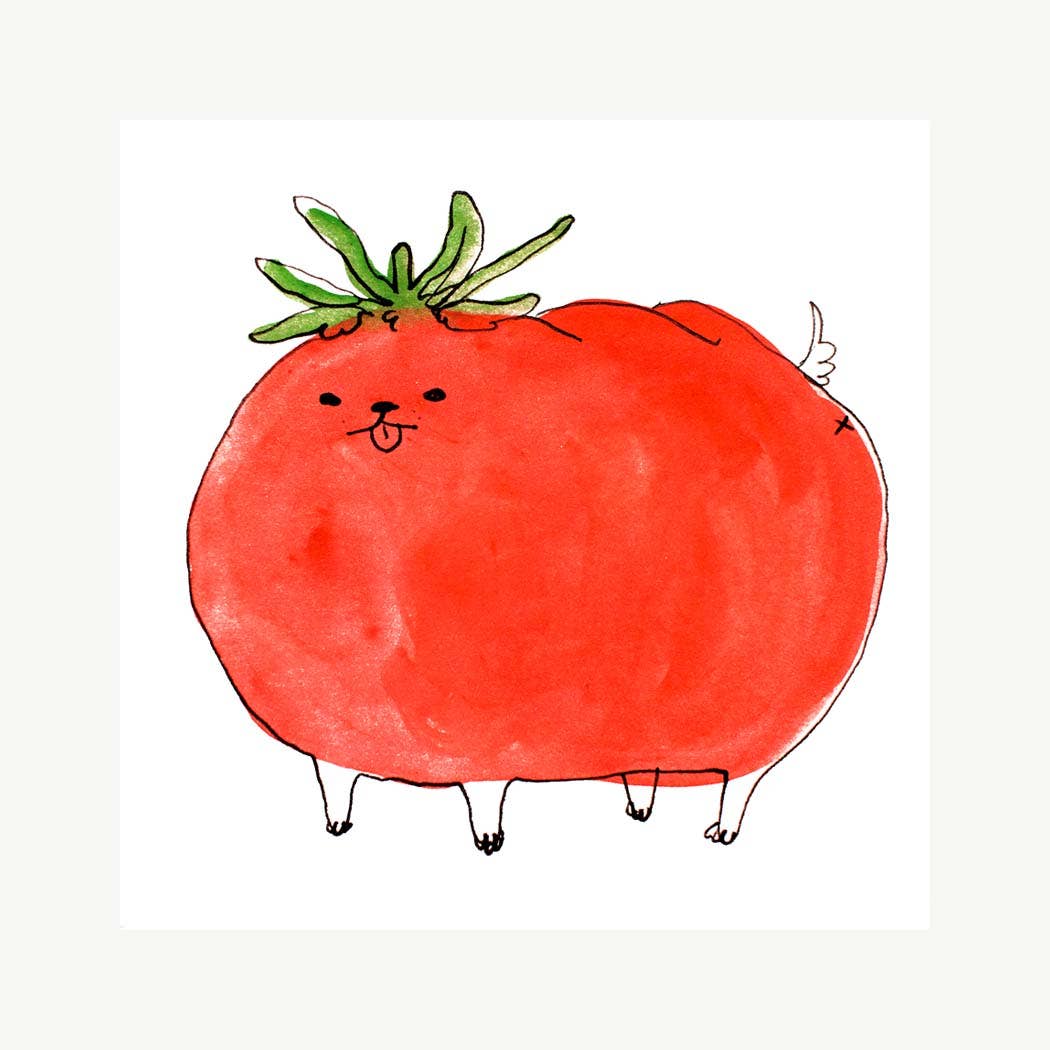 Tomato Dog print