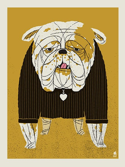Bulldog print