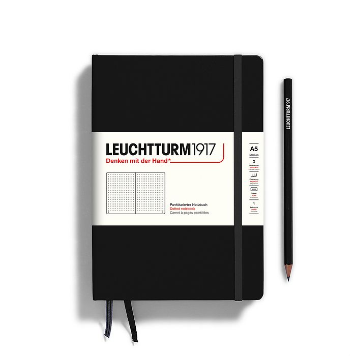 Leuchtturm Medium Notebook: Hardcover, Dotted Pages