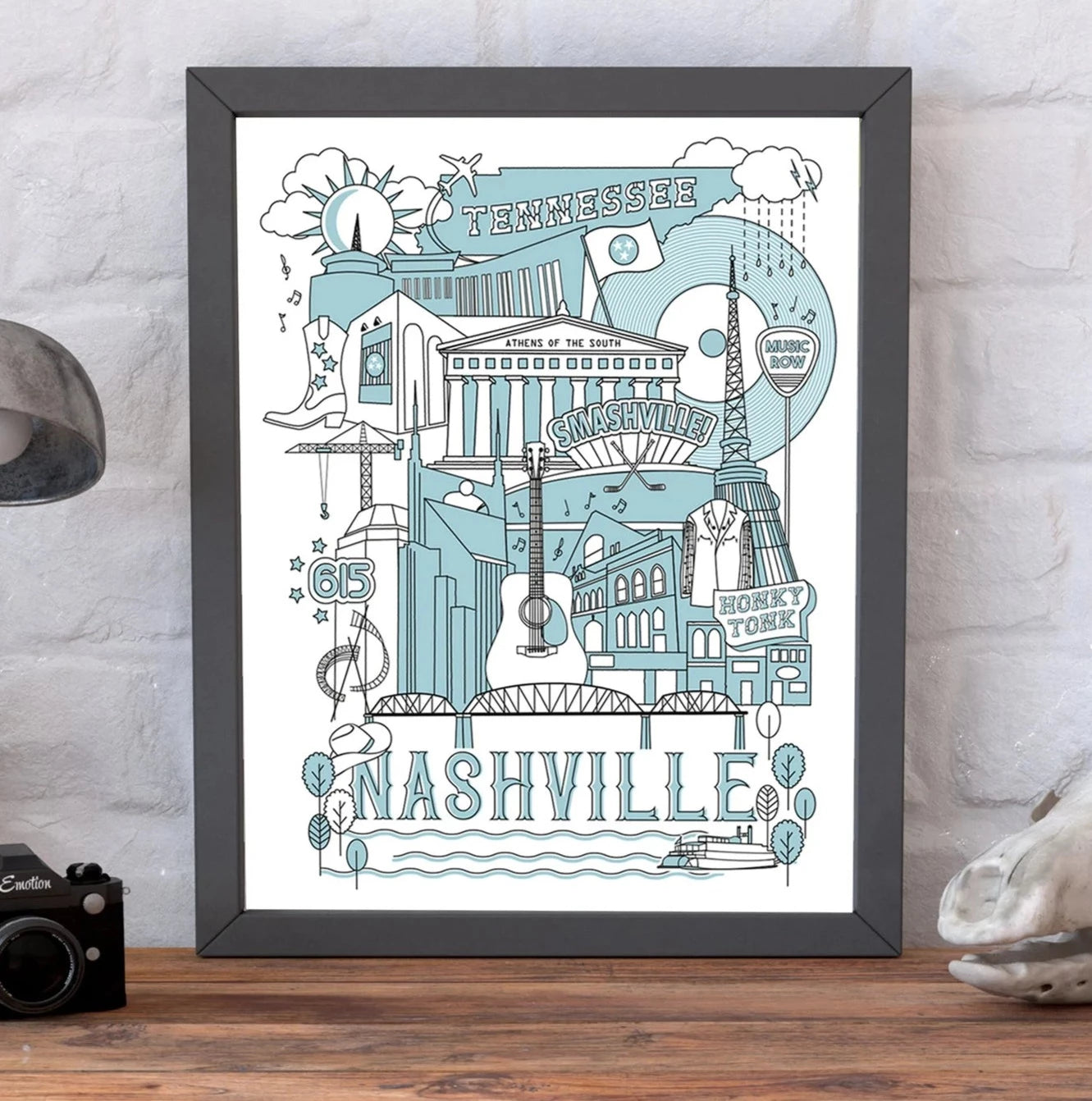Nashville Blue print