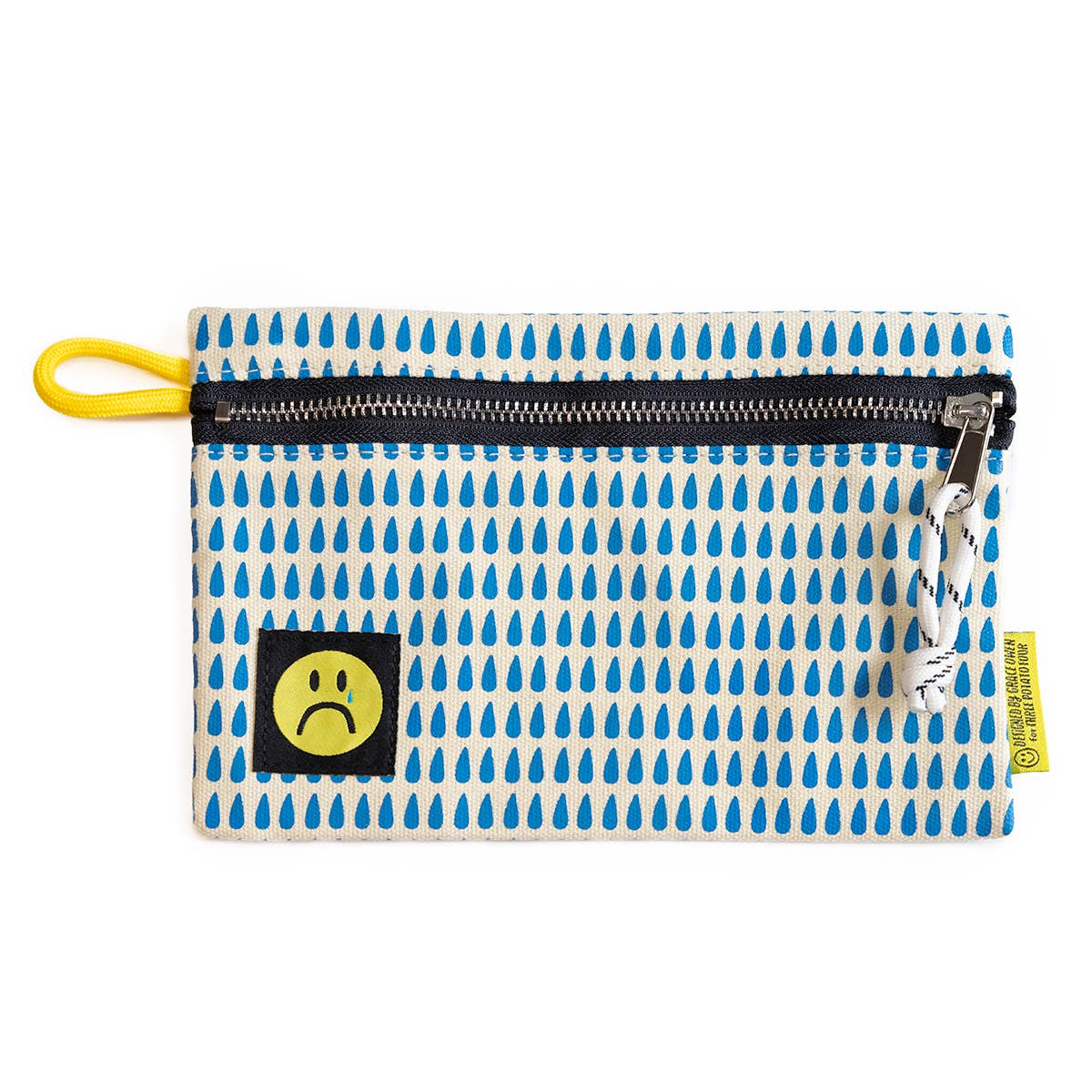 Sad Face Zip Pouch