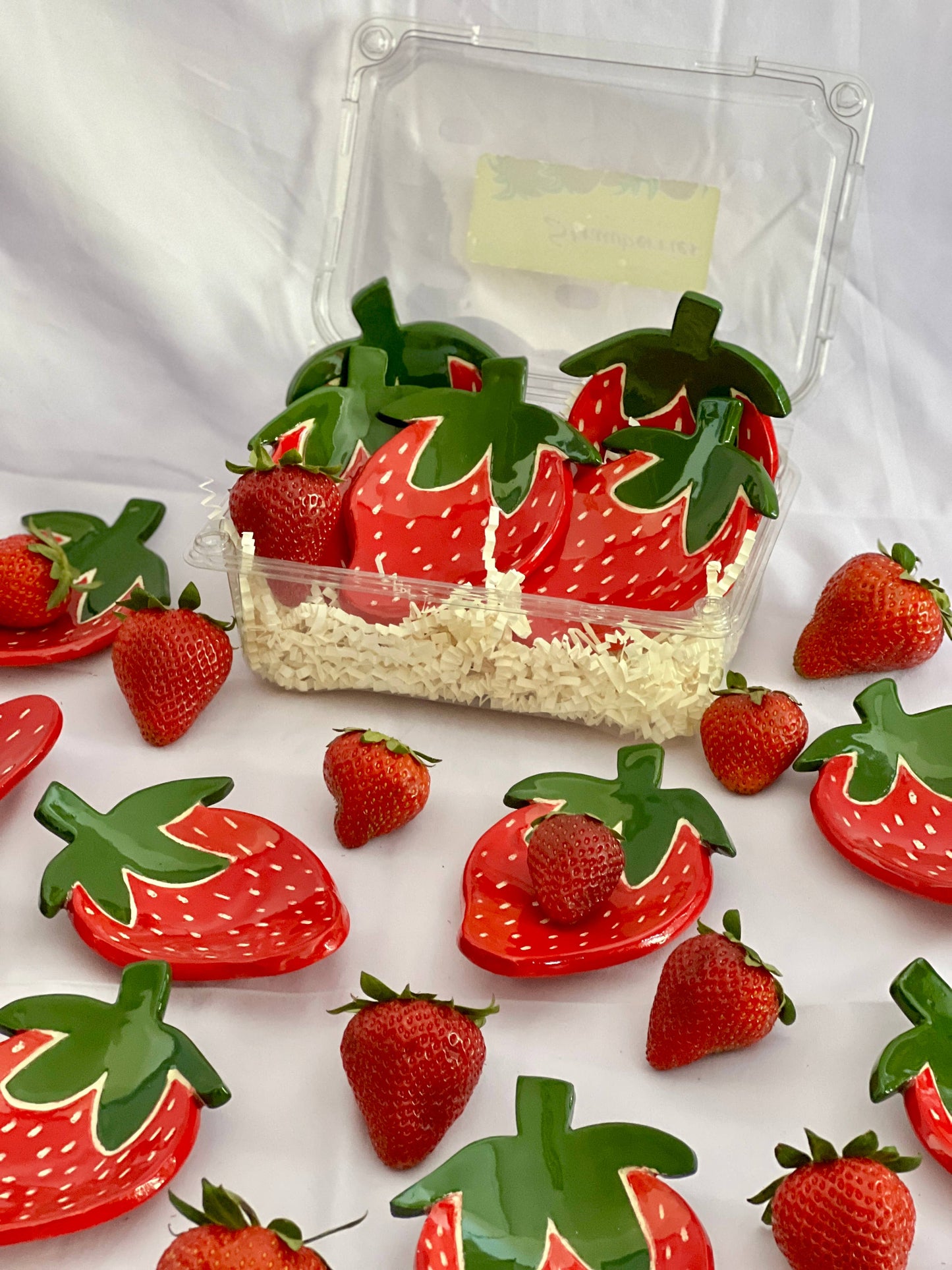 Ceramic Strawberry Dish