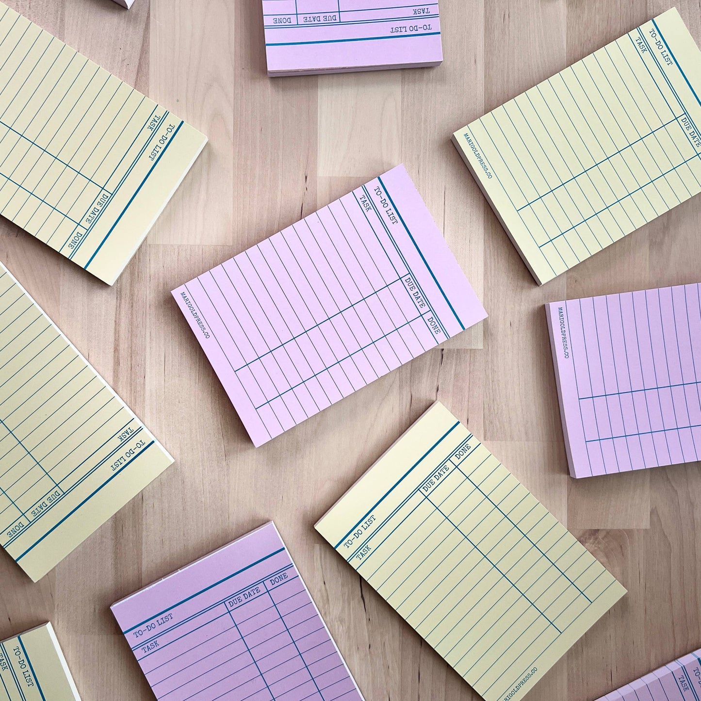 Library Card Notepad