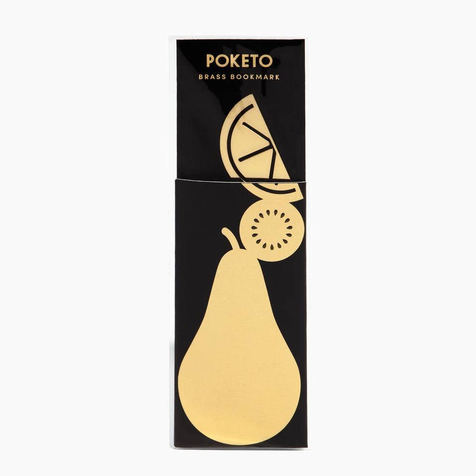 Brass Bookmark in Pear