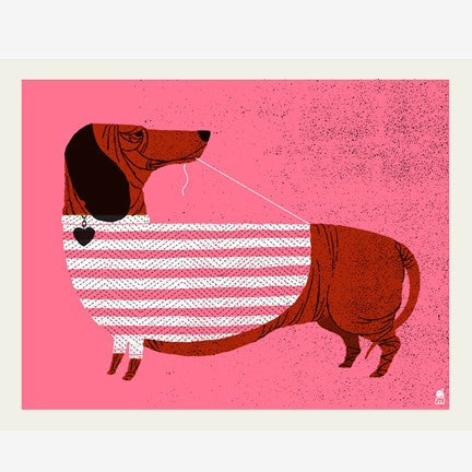 Dachshund print