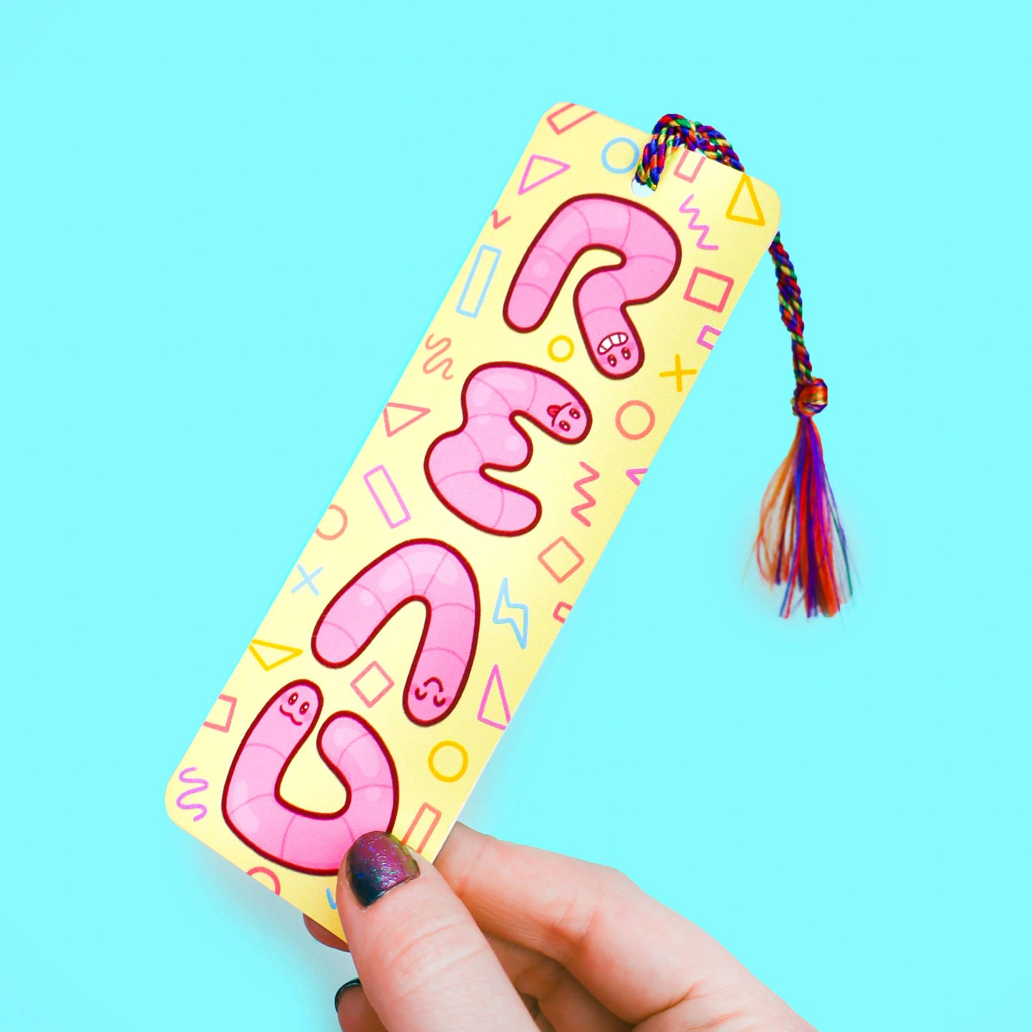 Book Worm Bookmark with Tassel