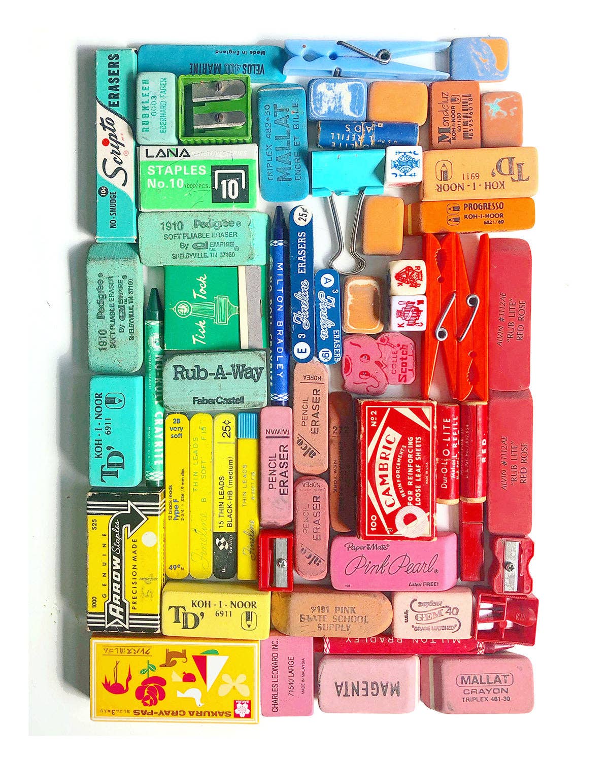 Eraser Arrangement No. 4 print