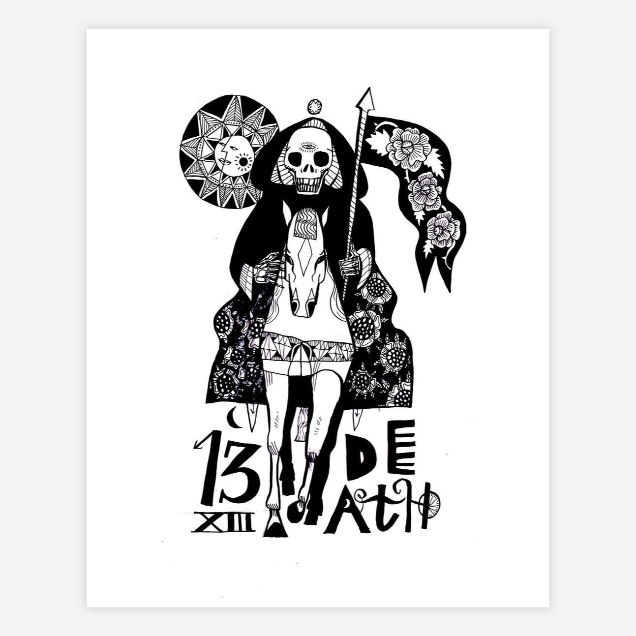 Tarot XIII: Death print