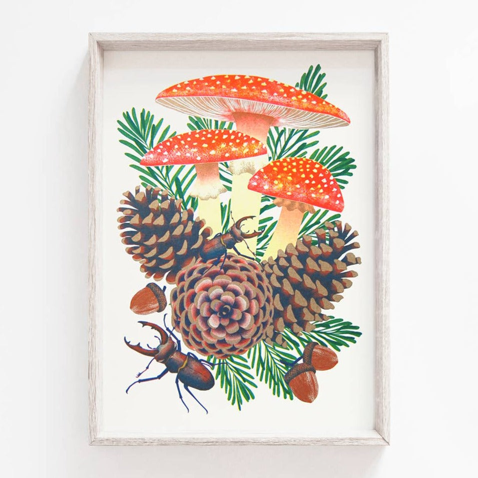 Fly Agaric A4 Print