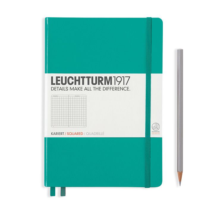Leuchtturm A5 Medium Hardcover Notebook: Squared Pages