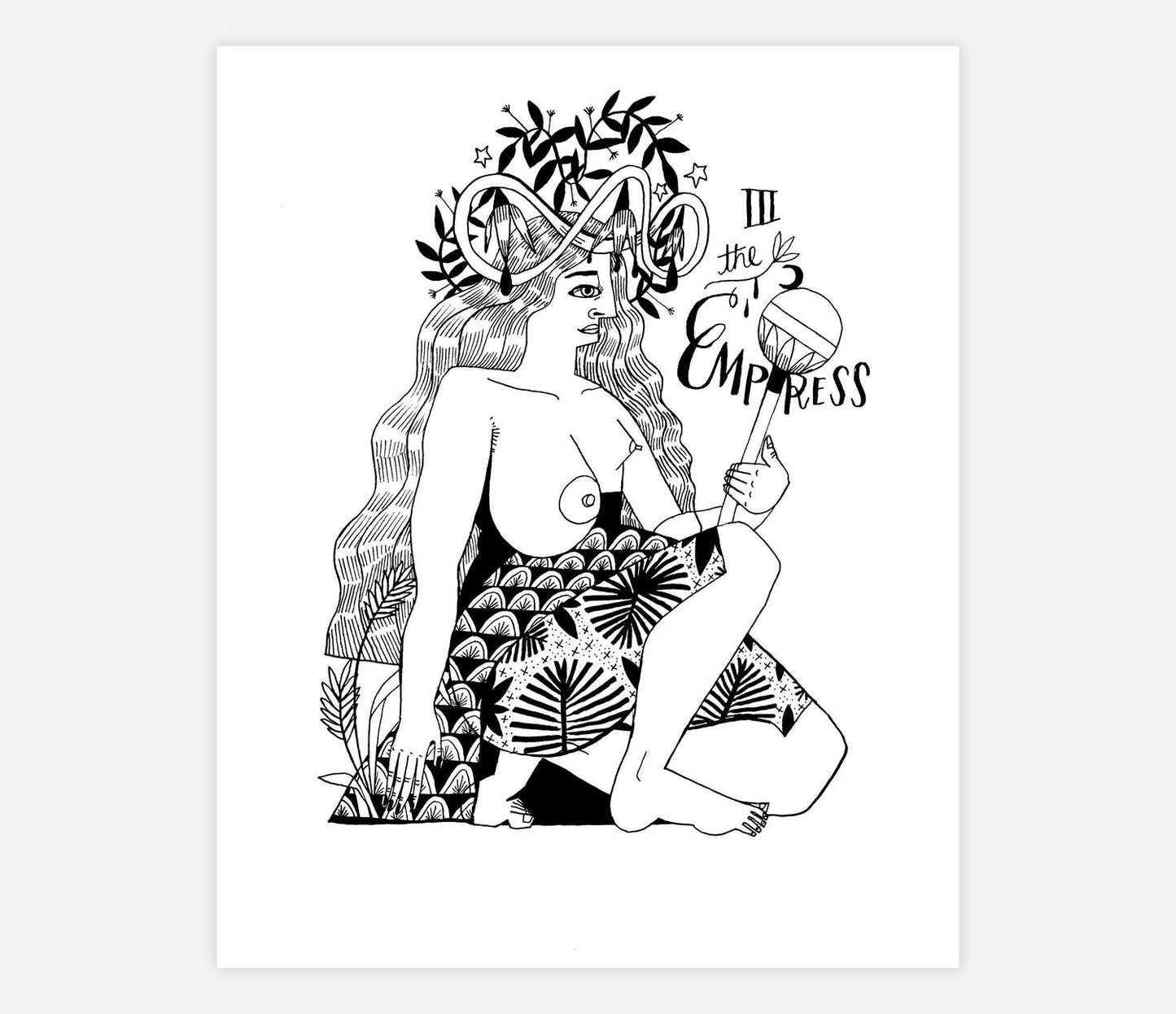 Tarot III: The Empress 8x10"