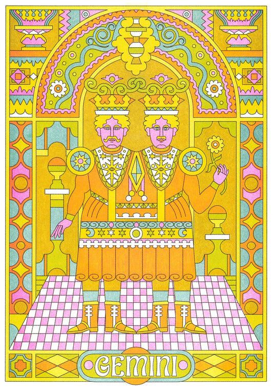 Gemini Astrology print