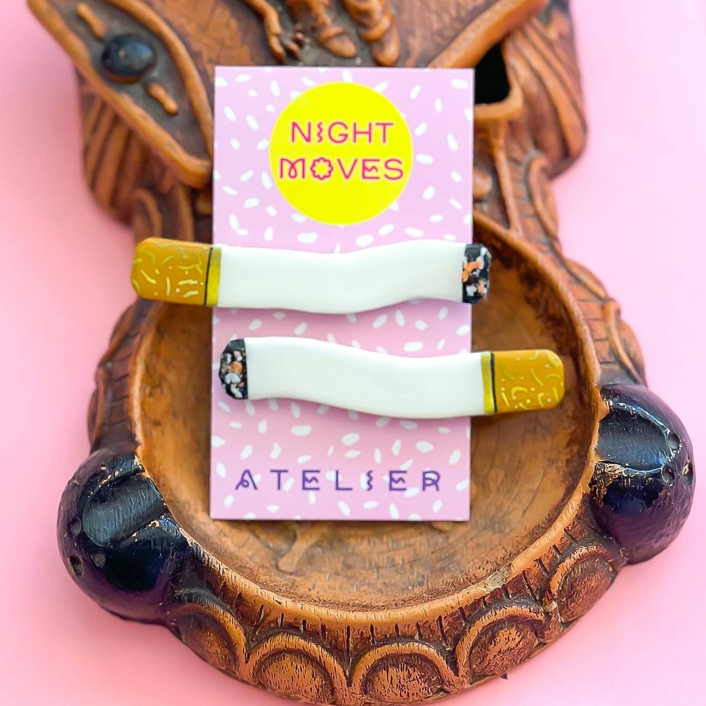 Ciggie Clay Hair Clip