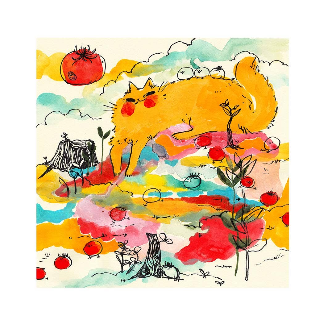 Tomato Guardian print