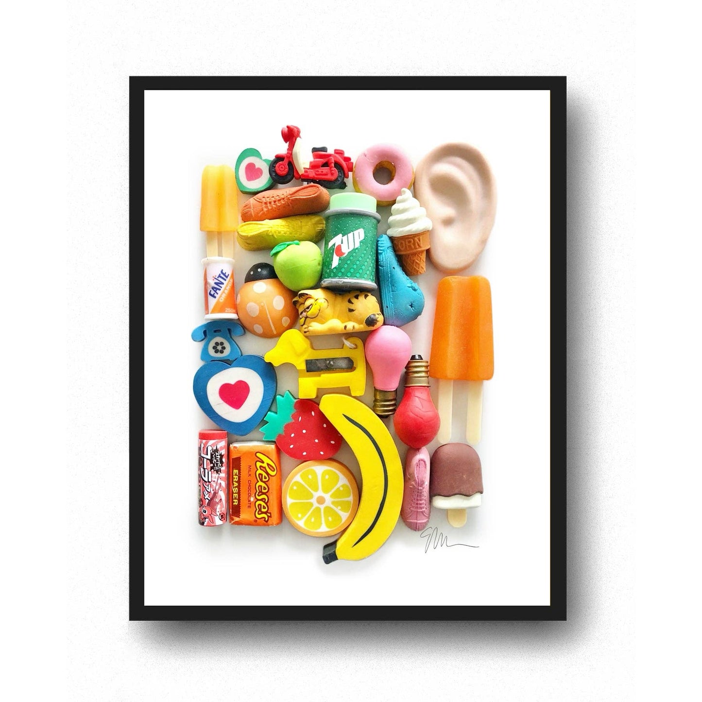 Eraser Arrangement No. 5 print