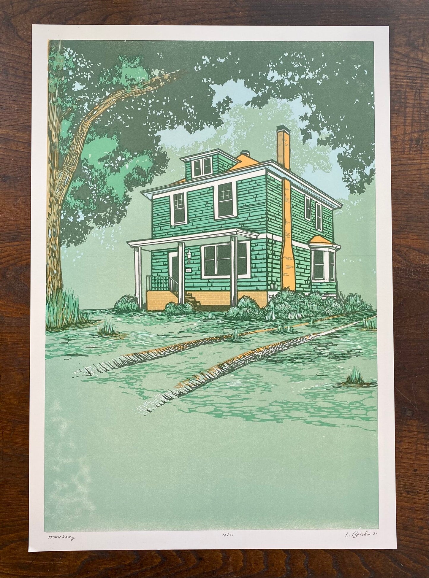Homebody 13x19"