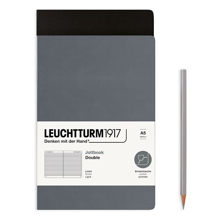 Leuchtturm Medium Double Jottbook: Ruled