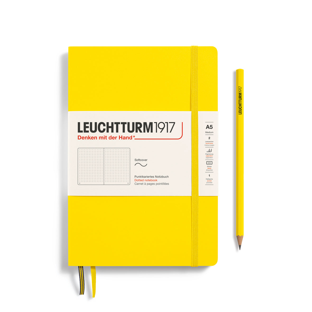 Leuchtturm Medium Softcover Notebook: Dotted Pages