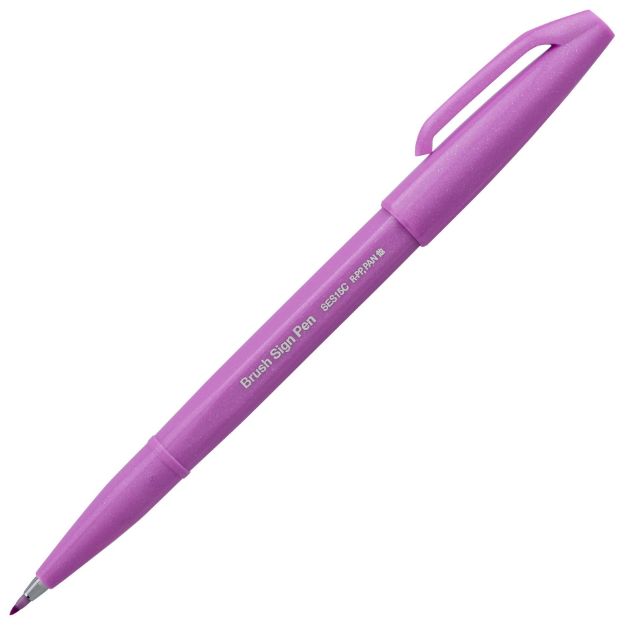 Pentel Sign Pen with Brush Tip