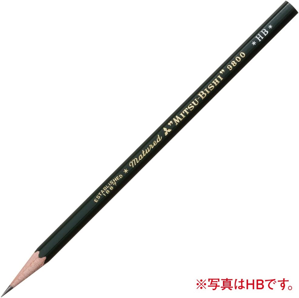 Uni Mitsubishi 9800 Pencil B, Set of 12